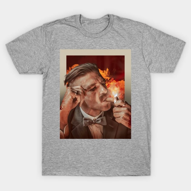 Peaky blinders (Arthur Shelby) fan art T-Shirt by ElenaM